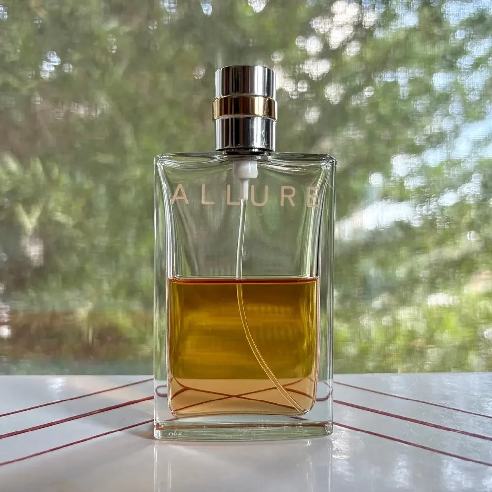 Vintage Chanel Allure EDT Spray 1.2 oz Half Bottle Perfume